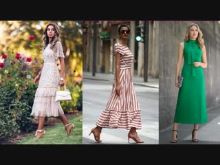 fashionable dresses spring-summer 2019 best spring look with dresses (women's stuff from nastya)