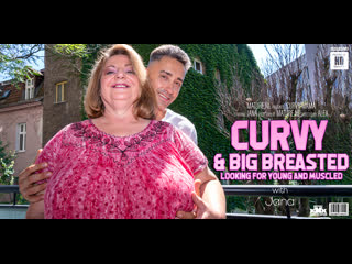 curvy big breasted jana loves younger muscled men